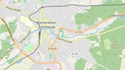 Carte de localisation de l'évènement