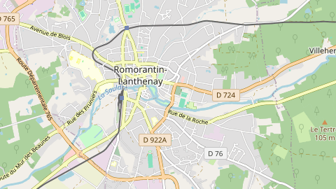 Carte de localisation de l'évènement