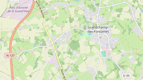 Carte de localisation de l'évènement