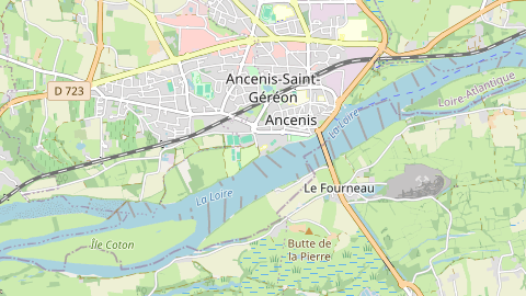 Carte de localisation de l'évènement