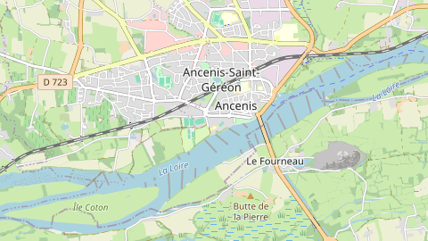 Carte de localisation de l'évènement