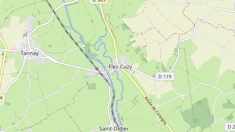 Carte de localisation de l'évènement