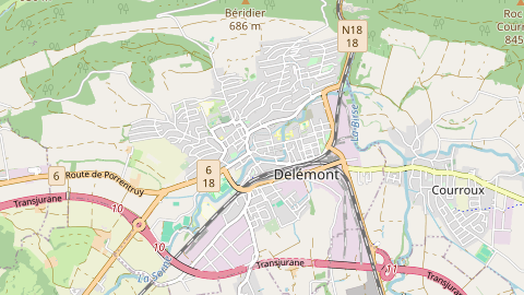 Carte de localisation de l'évènement