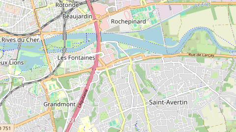 Carte de localisation de l'évènement