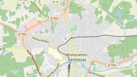 Carte de localisation de l'évènement