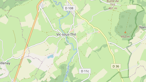 Carte de localisation de l'évènement