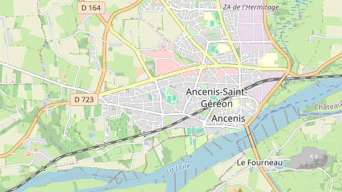 Carte de localisation de l'évènement