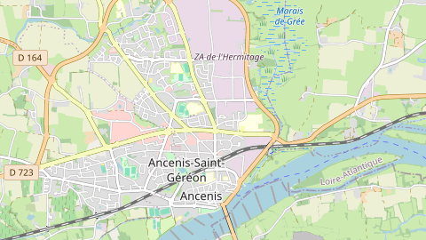 Carte de localisation de l'évènement