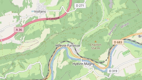 Carte de localisation de l'évènement