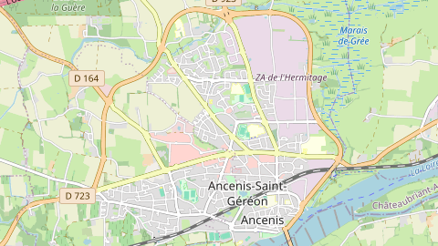 Carte de localisation de l'évènement