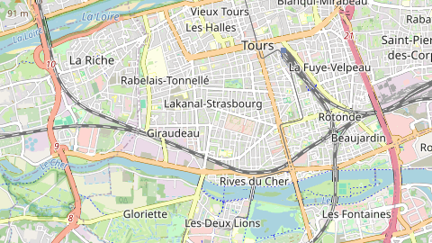 Carte de localisation de l'évènement