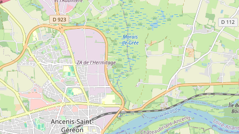 Carte de localisation de l'évènement