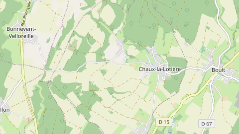 Carte de localisation de l'évènement