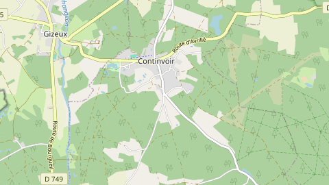 Carte de localisation de l'évènement