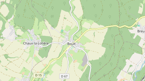 Carte de localisation de l'évènement