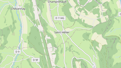 Carte de localisation de l'évènement