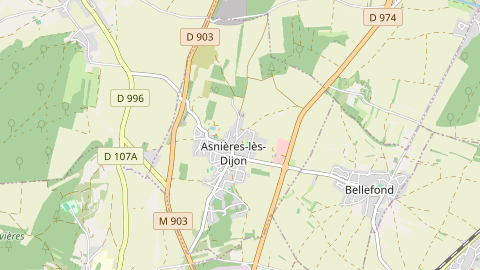 Carte de localisation de l'évènement