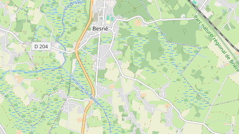 Carte de localisation de l'évènement