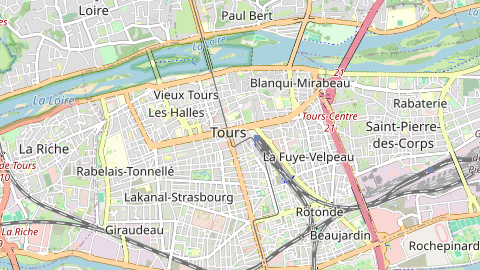 Carte de localisation de l'évènement