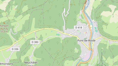 Carte de localisation de l'évènement