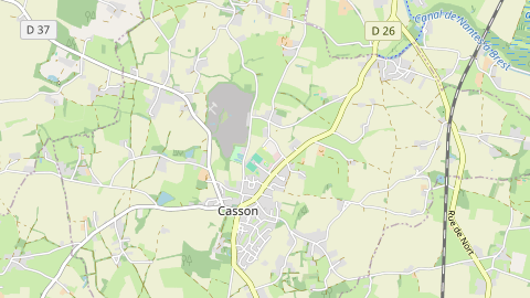 Carte de localisation de l'évènement