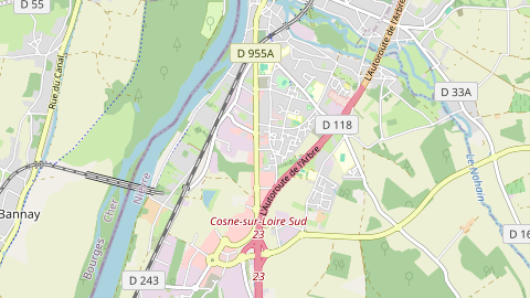 Carte de localisation de l'évènement