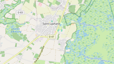 Carte de localisation de l'évènement