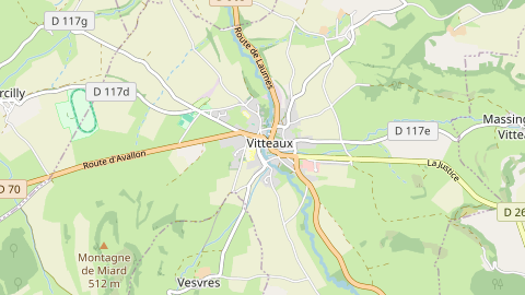 Carte de localisation de l'évènement
