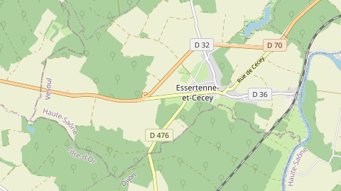 Carte de localisation de l'évènement