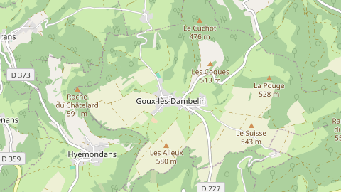 Carte de localisation de l'évènement