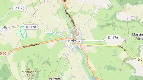 Carte de localisation de l'évènement