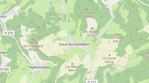 Carte de localisation de l'évènement