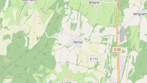 Carte de localisation de l'évènement