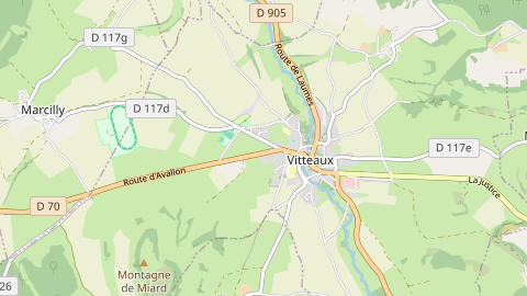 Carte de localisation de l'évènement