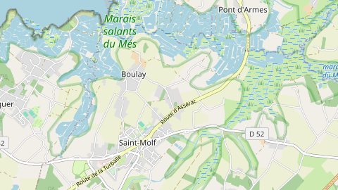Carte de localisation de l'évènement