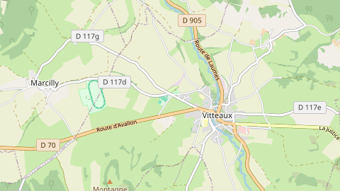 Carte de localisation de l'évènement