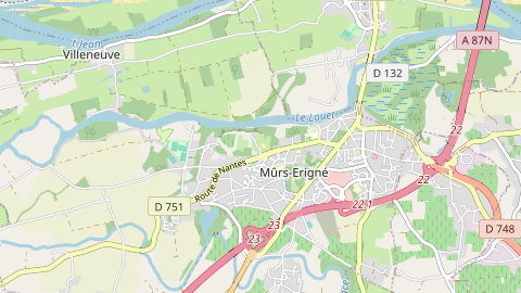 Carte de localisation de l'évènement