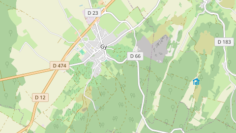 Carte de localisation de l'évènement