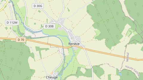 Carte de localisation de l'évènement