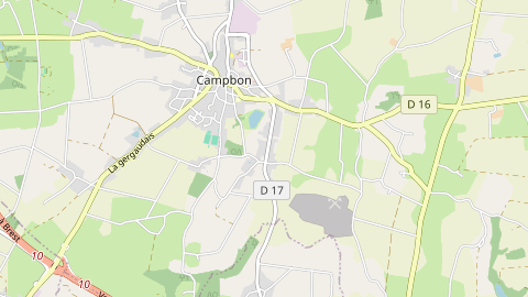 Carte de localisation de l'évènement