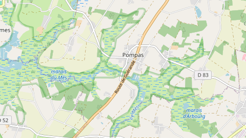 Carte de localisation de l'évènement