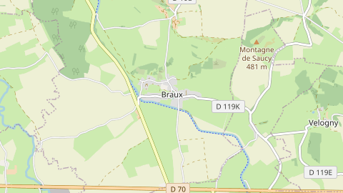 Carte de localisation de l'évènement
