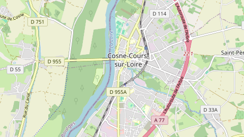 Carte de localisation de l'évènement