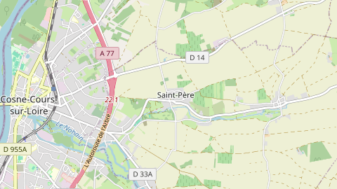 Carte de localisation de l'évènement