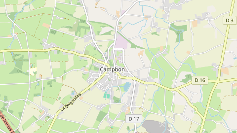 Carte de localisation de l'évènement