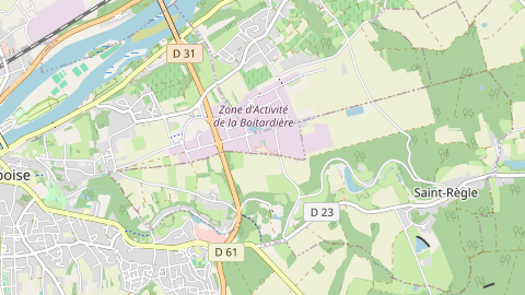 Carte de localisation de l'évènement