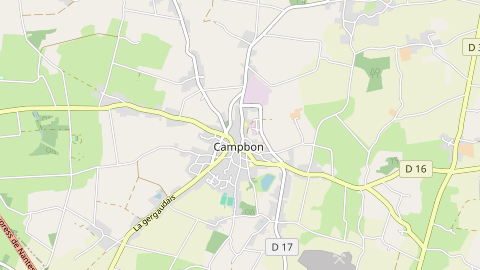 Carte de localisation de l'évènement