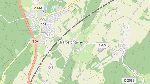 Carte de localisation de l'évènement