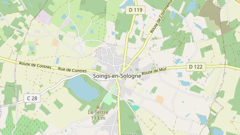 Carte de localisation de l'évènement