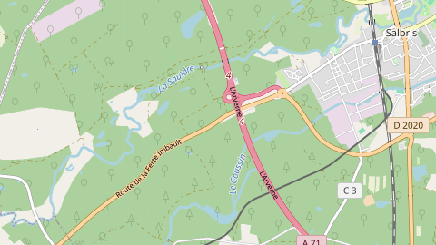 Carte de localisation de l'évènement